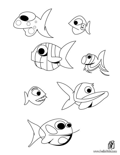 fishes coloring pages hellokidscom