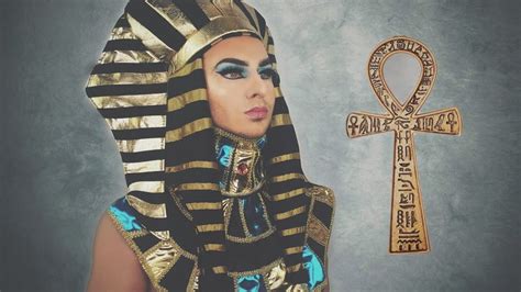 ancient egyptian pharaoh halloween makeup tutorial youtube
