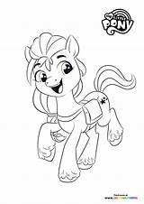 Starscout Pipp Petals Izzy Moonbow Zipp Hitch Equestria Trailblazer Youloveit Hasbro Coloringoo Mylittlepony sketch template