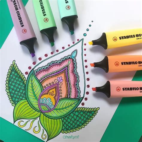 atstabilofrance beautiful highlighters markers   pastel colors easy