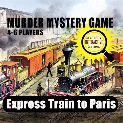 murder mystery game express train  paris    players gender