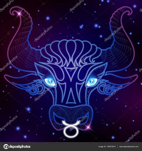 taurus zodiac sign stock vector image  clittlepaw