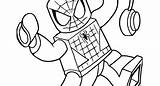 Coloring Spiderman Lego Pages Spider Color Printable Batman Cool Print Man Math Robber Games Getcolorings Getdrawings Colorings Drawing sketch template