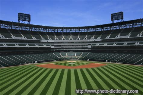 baseball stadium photopicture definition  photo dictionary