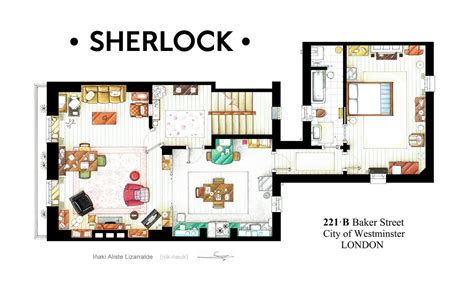 floorplan   bbc tv series sherlock floor plans sherlock sims house plans