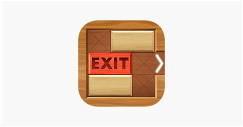 exit unblock red wood block   app store