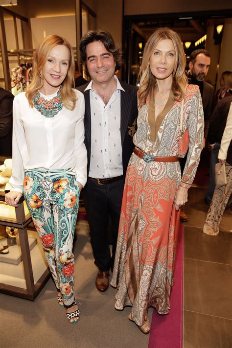 katja flint kean etro and ursula karven at the opening of the etro boutique in berlin classic