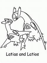 Coloring Pages Pokemon Legendary Printable Latias Latios Minun Plusle Clipart Popular Doghousemusic Getdrawings Library sketch template