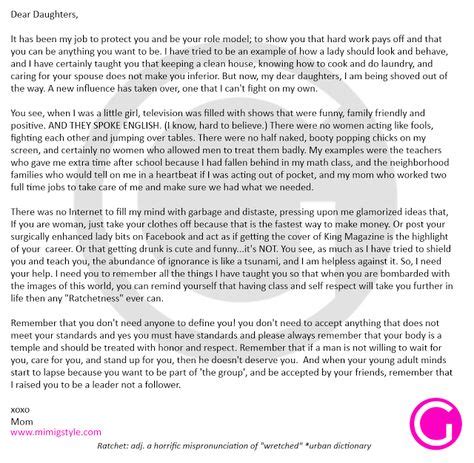 beautiful letter written   mom   daughters