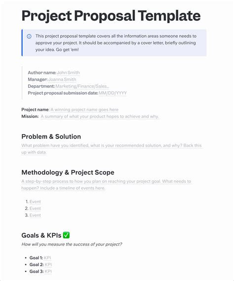 project proposal template essfoundation   business