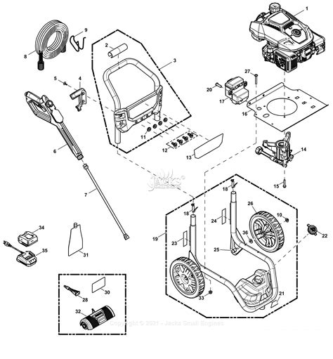 generac  parts diagram  unit power washing unit
