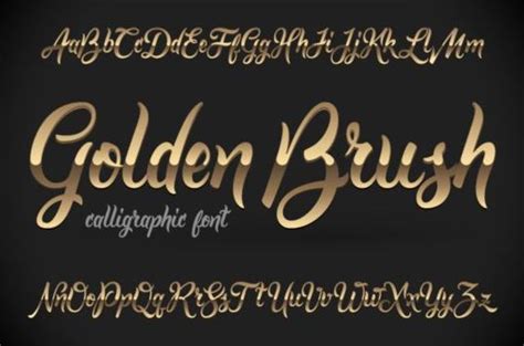 golden fonts vector welovesolo