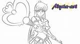Sailor Pluto Lineart Myria Anime sketch template