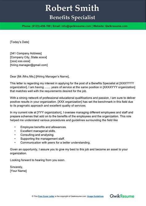 hr intern cover letter examples qwikresume
