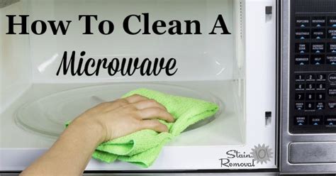 clean microwave home remedies