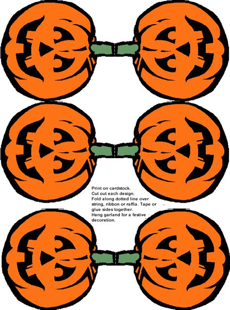 halloween decor printables web instructions   printable