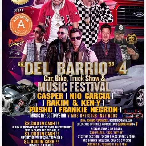 Del Barrio Car Bike Truck Show And Music Festival