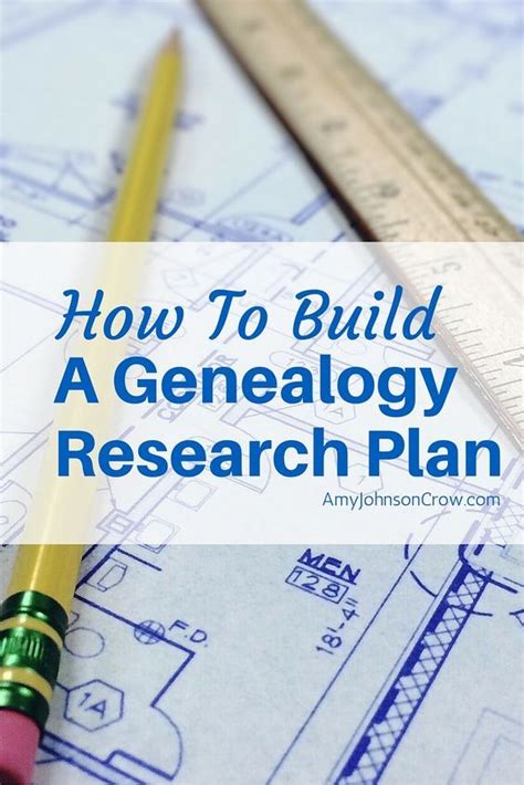 build  genealogy research plan genealogy research family