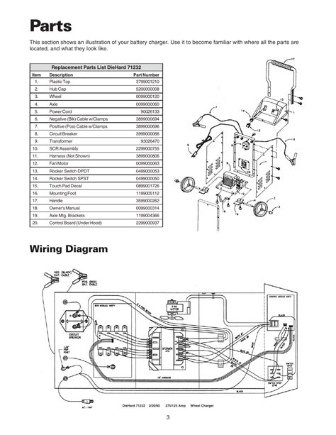 diehard battery charger wiring diagram wiring diagram