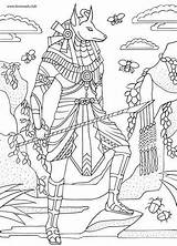 Coloring Anubis Pages Adult Favoreads Kids Drawing Printable Colouring Creatures Club sketch template