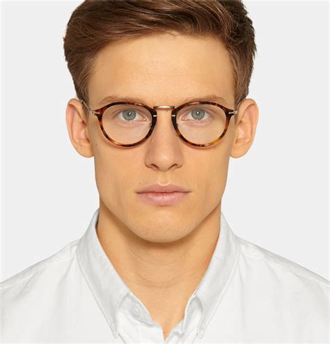 Lyst Persol Round Frame Acetate And Metal Optical Free Nude Porn Photos