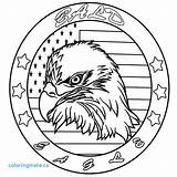 Eagle Coloring Bald Pages Eagles Head Printable Color Adults Kids Philadelphia Getcolorings Cool2bkids Print sketch template