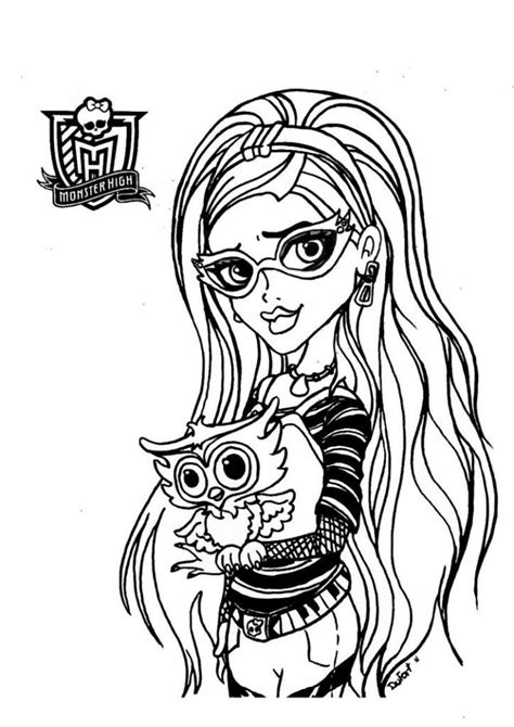 monster high printables coloring home