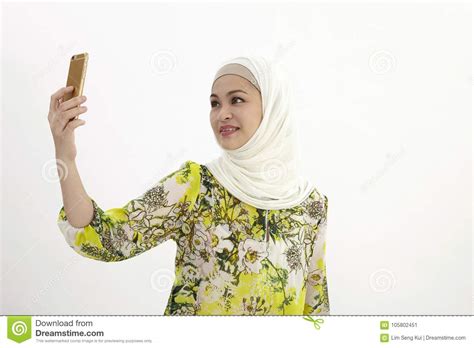 selfie stock image image of mobile ethnicity