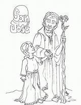 Coloring Joseph St Para Colorear Pages Saint Catholic Kids Dibujo Jose San Saints Dibujos Carpenter Clipart Color Imagenes Triumph Library sketch template