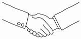 Handshake Clipart Hand Hands Shaking Drawing Clip Business Line People Shake Greeting Cliparts Lineart Transparent Drawings Clipartix Clipartfest Library Clipground sketch template