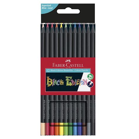 faber castell black edition colour pencils box   miso paper uk