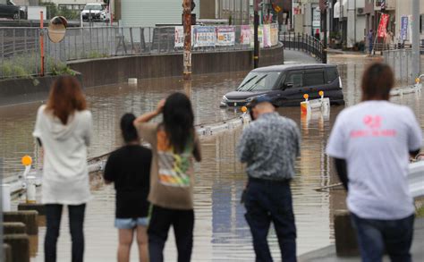 38 dead nearly 50 missing as heavy rain hits japan cbs news