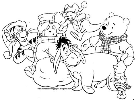 coloring pages disney christmas coloring home