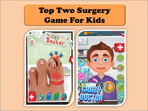 virtual surgery train  kids    games