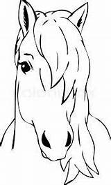Pferdekopf Pferde Ausmalbilder Vorlage Malvorlagen Cavallo Kopf Pferd Colourbox Paardenhoofd Cheval Caballo Coloriage Kleurplaat Tete Malen Cabeza Cavalli Konia Imprimer sketch template