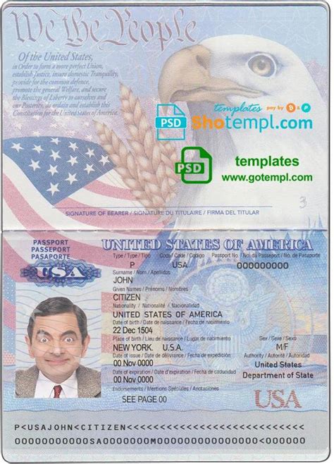 printable passport