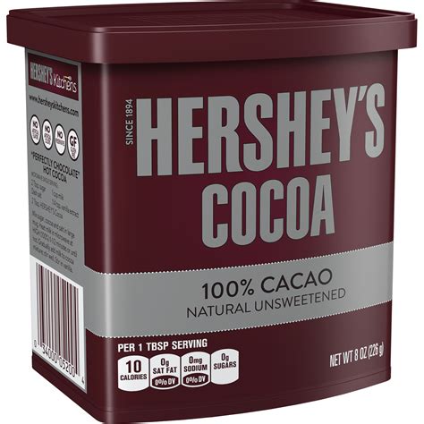 hersheys natural unsweetened cocoa  oz walmartcom