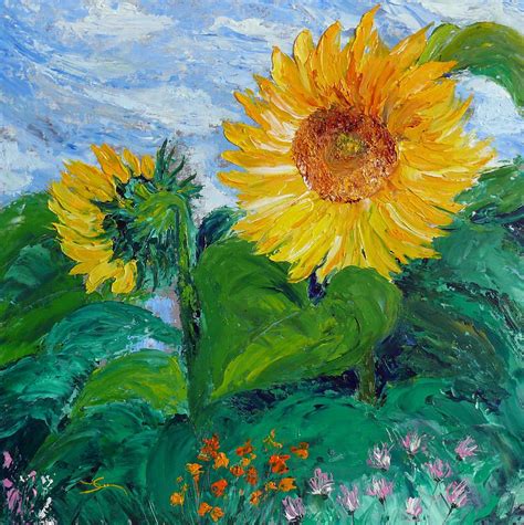 sunflowers van gogh painting sunflower