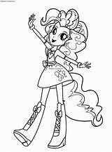 Equestria Pie Pinkie Girls Coloring Pages Dibujos Colorear Pony Little Personajes sketch template