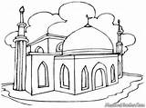 Mewarnai Masjid Islami Mewarna Kumpulan Sketsa Kartun Lukisan Lomba Halaman Ramadan Bunga Bedug Bagus Nabawi Ashgive Rukun Menggambar Rumah Besar sketch template