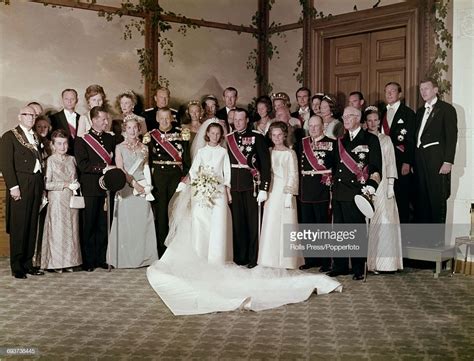 View Of The Wedding Party Of Crown Prince Harald Of Norway