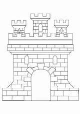 Castle Coloring Pages Printable Castles Categories sketch template