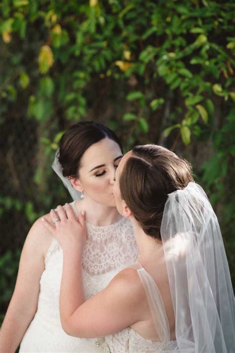 Coral And Turquoise Atlanta Lesbian Wedding Equally Wed