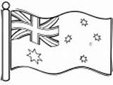 Australia Coloring Flag Pages Boomerang Pattern Country Own Fun These Ws sketch template