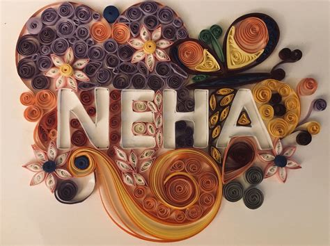 quilling quillingart namequilling letterquilling typography