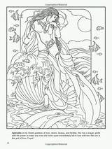 Aphrodite sketch template