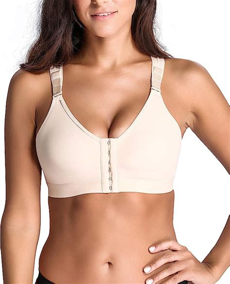 shaperx women‘s post surgery front closure brassiere sports bra amazon