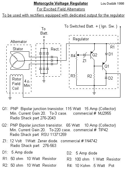 solid state car alternator regulator circuits explored homemade circuit projects