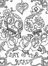 Coloring Dead Pages Muertos Dia Los Printable Skull Kids Grateful Calavera Printables Lesson Plan Drawing Sheets Adults Book El Mexican sketch template