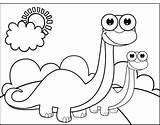 Coloring Brontosaurus Pages Baby Dinosaurs Cute Kids Printable Smile Stand His Dinosaur Who Freeprintablecoloringpages Printables sketch template
